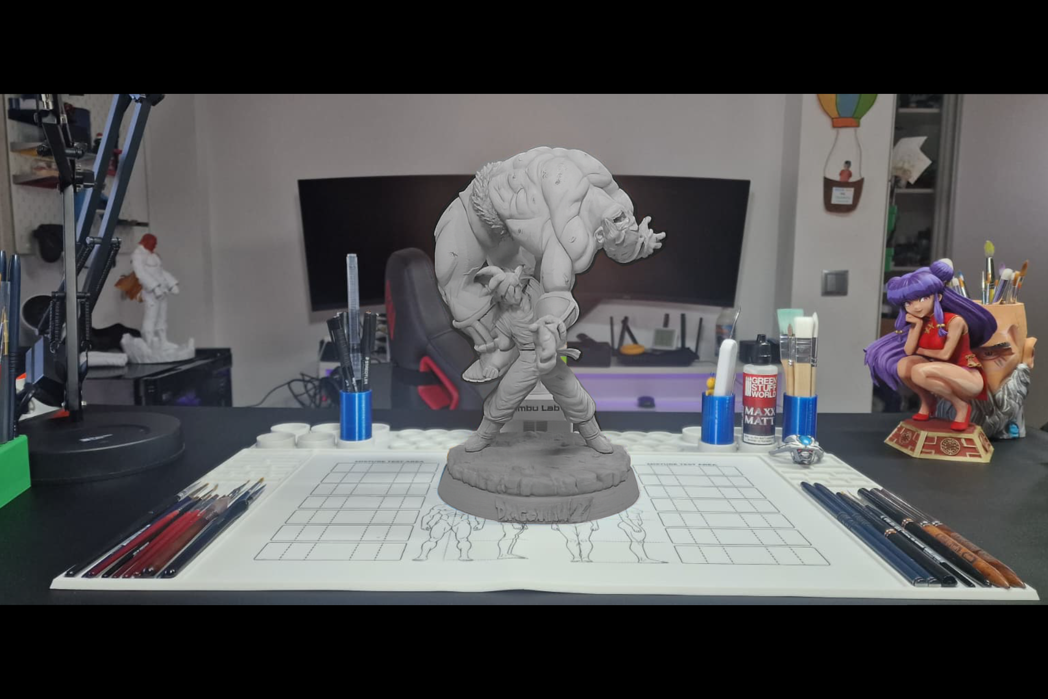 Pintura cel-shaded profissional